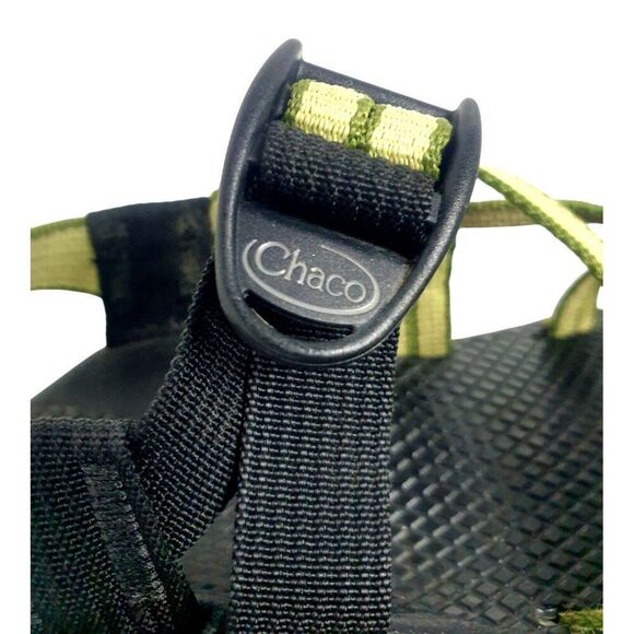 Chaco Womens 6 ZX2 Vibram Sandals Green Black Strappy Classic Sports Outdoors - Picture 3 of 5